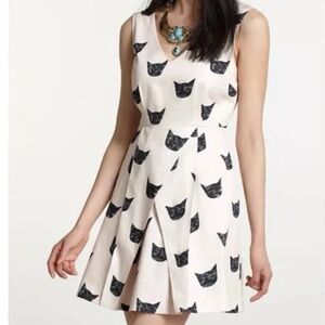 Anthropologie Leah Reena Goren Cat
Print Dress 2